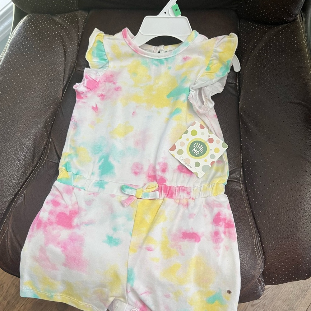 Set of two toddler girl outfits , size 18month.